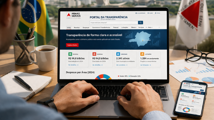 Portal da Transparência de Minas Gerais: como a nova plataforma fortalece o acesso à informação pública